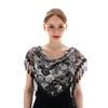 Embroidered Scarf for Church Shawl with Spanish Fringes Christian Veil Spanish Mantilla Lace Shawl Floral Women Handkerchief