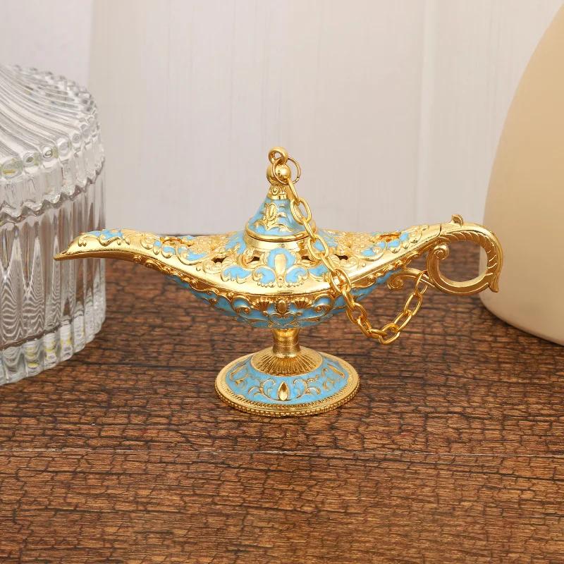 Aladdin Lamp Decoration Russian Wishing Lamp Metal Decoration Crafts European Vintage a birthday present Home Decoration Crafts