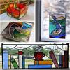 A60zfor Jewelry Making Supplies Crafts 112G Fusible Glass Sheets Microwave Kiln Art Pieces Dichroic Glass Scrap Mixed Colormay