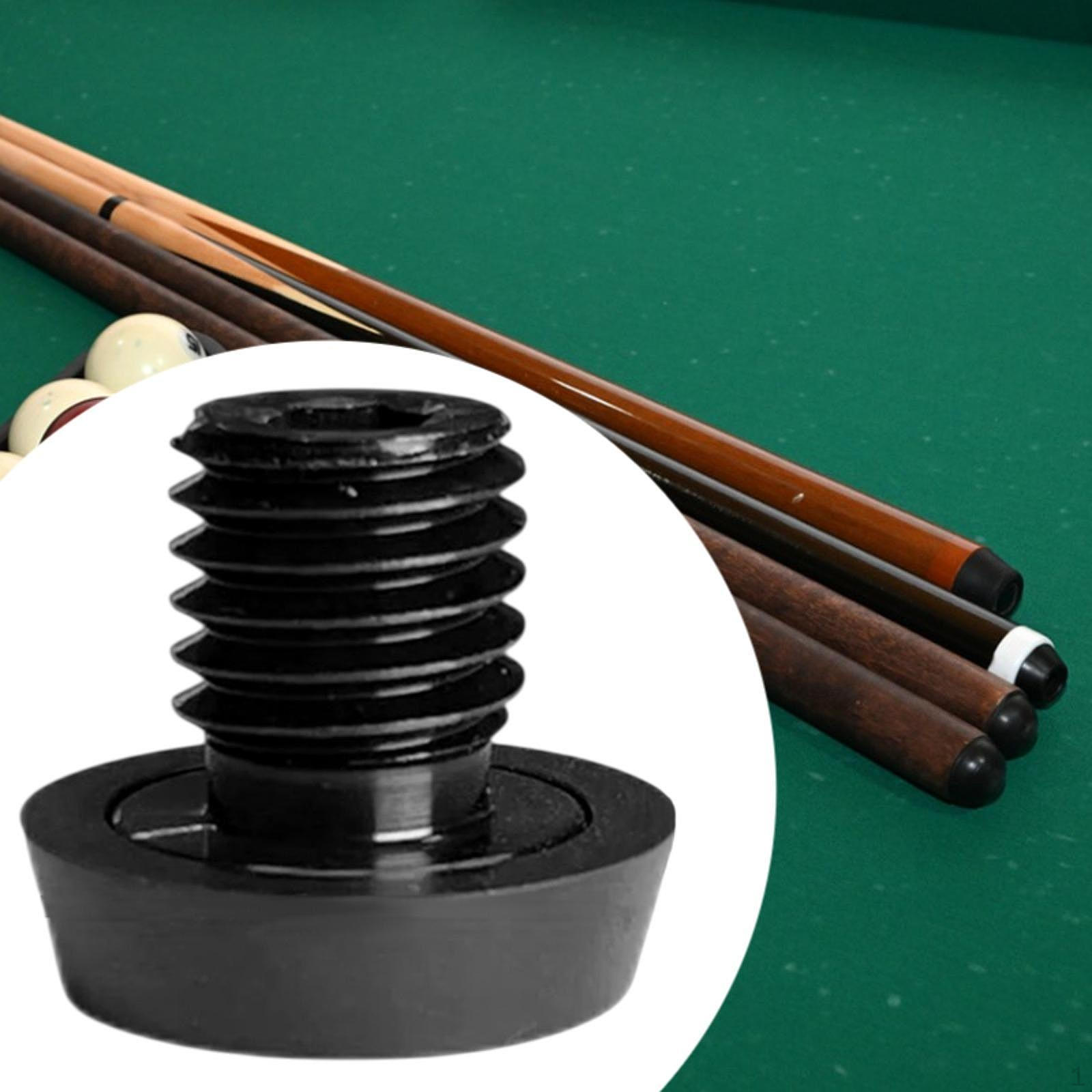 

Billiard Cue Bottom Plug Practical Aluminum Alloy Rubber Bumper Getemeigui Lanseyaoj