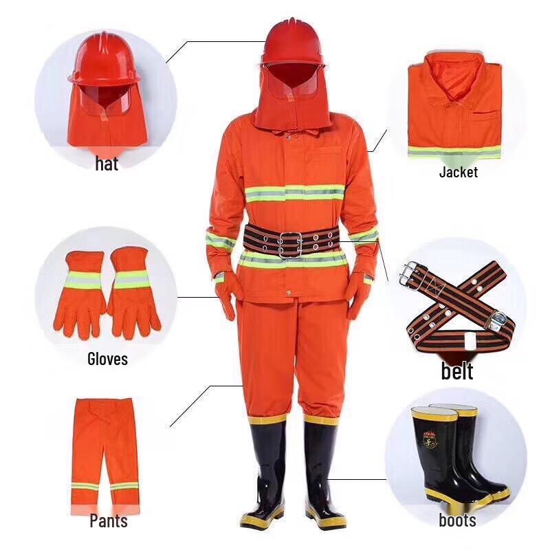 WEZHO Flame Retardant Firefighting Protective Suit