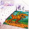 1PC Funny Aliens and Dinosaurs Carpet for Living Room Bedroom Bathroom Mat Creative Doormat Sofa Home Decor Large Size