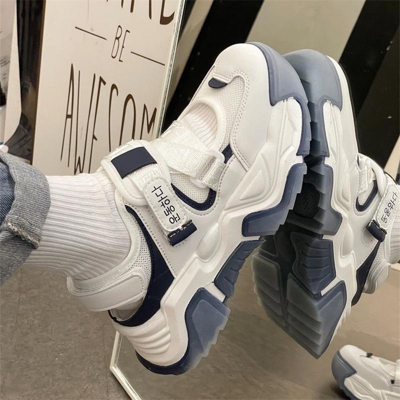 Sandales de sport ajourées nouvelle collection automne maille respirante chaussures de papa bleu brumeux sport loisirs
