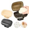 Dustproof Lid Draining Soap Box Suction Cup Base Soap Holder  for Bathroom Sink Countertop