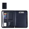 PU Leather A4 File Folder with Zipper A4 Document Folder  For Office School Supplies