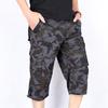 Herren Sommer Camouflage Cargoshorts 3/4 Länge Lockerer Schnitt Große Größen