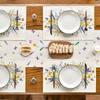 Bloom Flowers Tulip Spring Placemats Set of 4, 12x18 Inch Seasonal Table Mats for Party Kitchen Dining Decoration