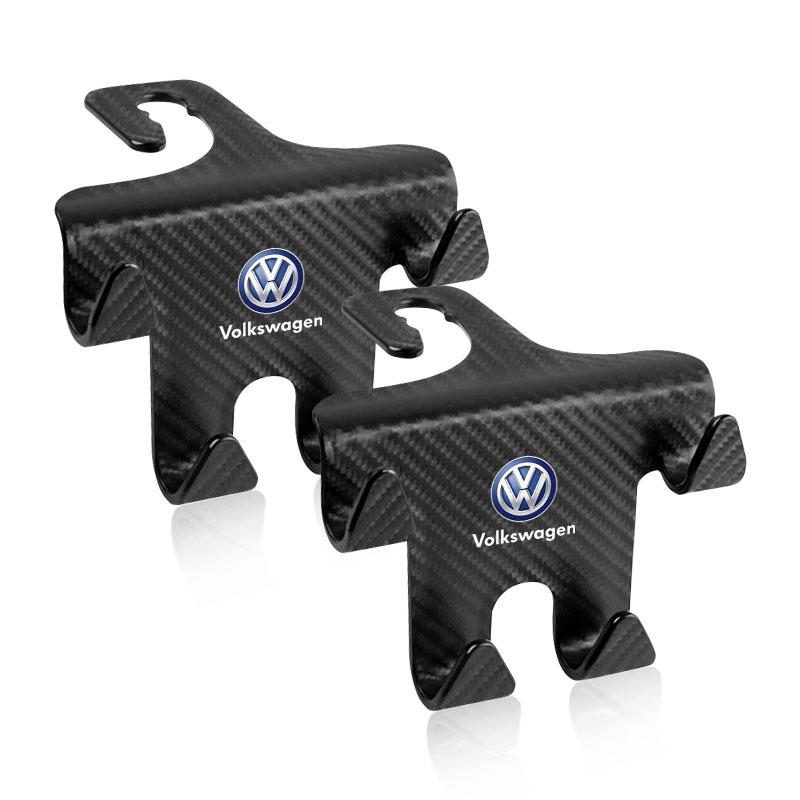 Multi-Purpose Car Seat Headrest Hook Mobile Phone Holder Emblem For VW B5 B6 B7 T4 T5 Golf 4 5 6 7 Polo Passat Tiguan Jetta Gol