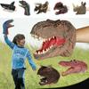Animal Dinosaur Realistic Hand Puppet Soft Plastic Mouth Deformation Kids Toy