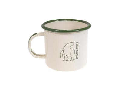 NORDISK Outdoor Camping Enamel Madame Blue Mug Bla Cream L 350ml Japanese 119085 (Madam Cup) [Genuine Product]