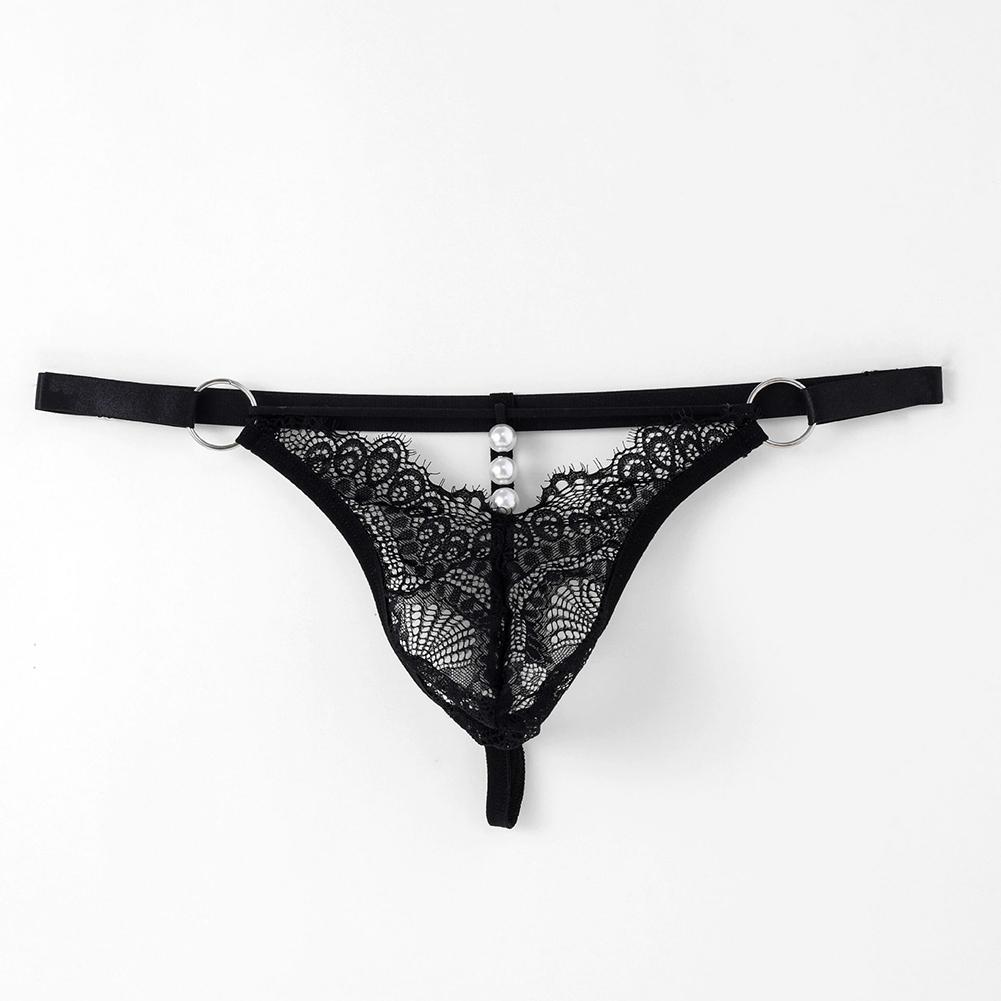 Solide Sous-Vêtements Spandex Tongs Slip 1pc Slips