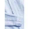 H M Regular Fit Oxford sHirt ligHt Blue