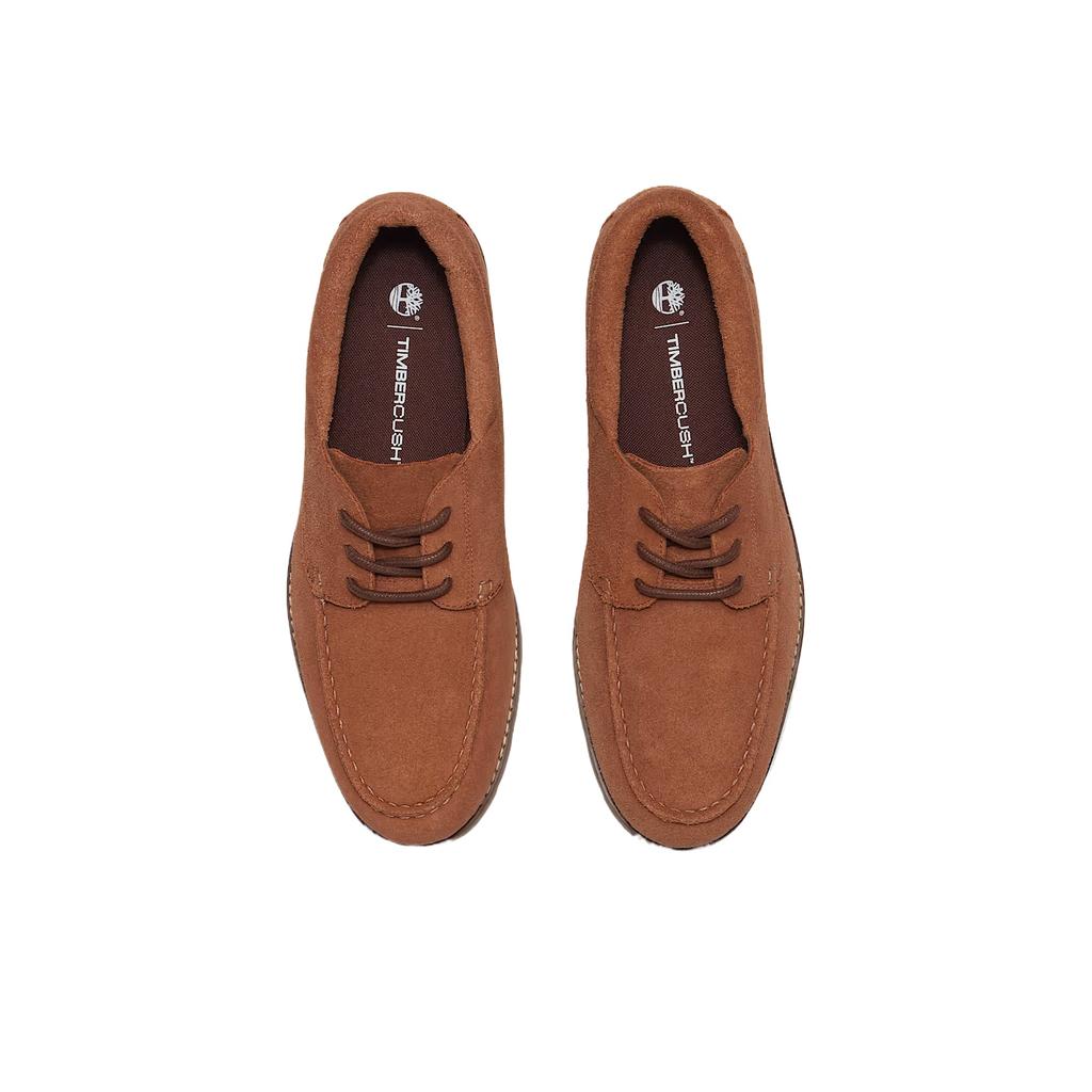 Timberland Britton Leather Square Lace-Up Classic Trendy Comfortable Versatile Casual Shoes Men sneaker Brown TB0A6CBJEIZ