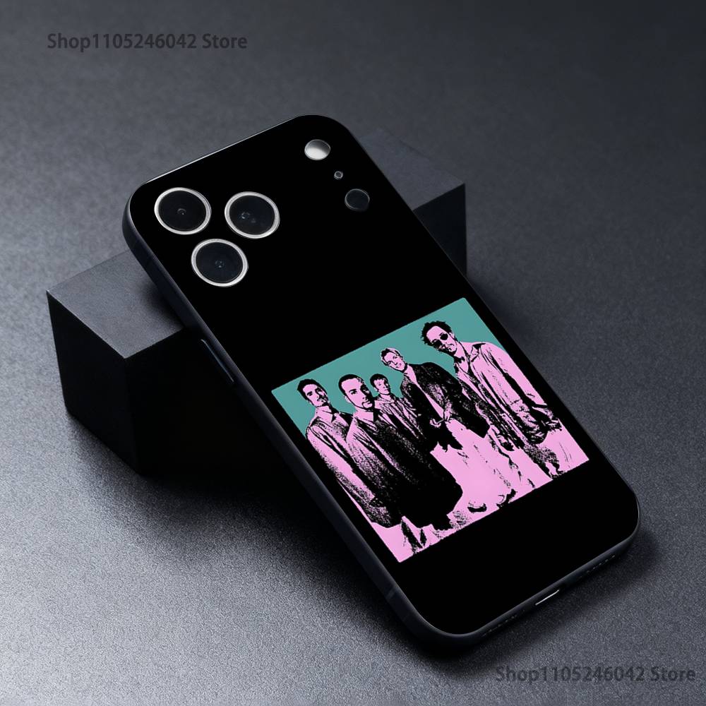 B-Backstreet Boys BSB Black Soft Cover Phone Case For iPhone 17,16,15,14,13,12,11,Pro,XS,Max,XR,Plus,E,SE4,Mini