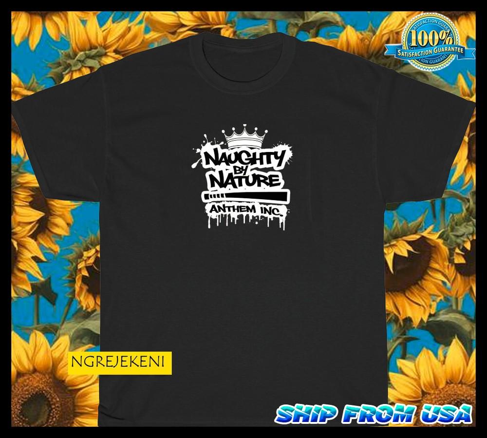 Новая забавная американская футболка Naughty by Nature с логотипом, унисекс, размеры S-5XL S