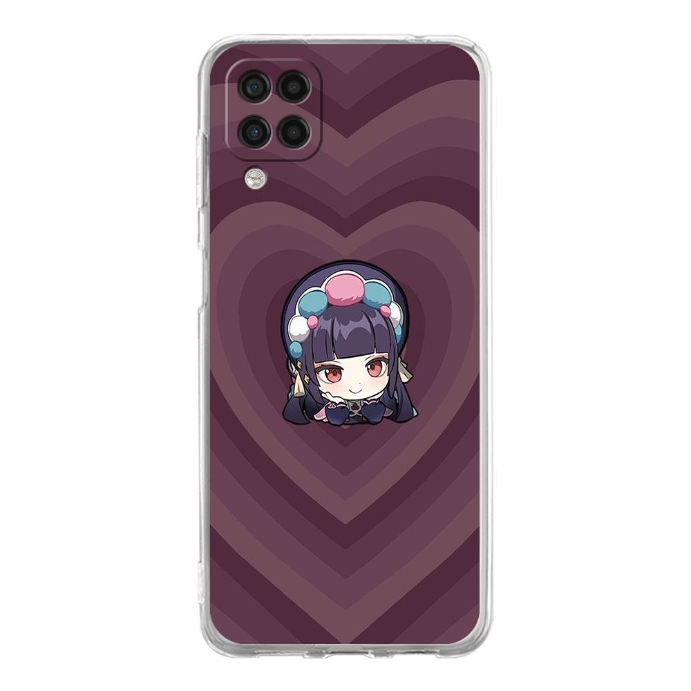 Love Genshin Impact estetické pouzdro na telefon Samsung A51 A71 A21S A12 A11 A31 A41 A03S A22 A13 A33 A73 A53 A52 A32 5G A23 kryt