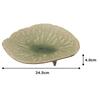 Marui Seito Shigaraki Ware Hechimon Stem Plate Lotus Leaf 3-1587