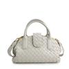 New Handheld Cloud Woven Bag With Advanced Texture Boston Single Shoulder Magnetic Buckle Crossbody Bag For Women