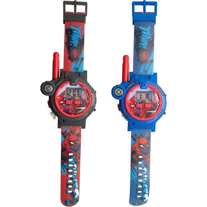 Montre 2 en 1 Talkie WALKIE Spiderman - Distance 200metres - Fonctione montre, date et alarme - chargeur USB inclus