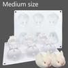 6 Even Bunny Mousse Cake Silicone Mold Ice Cream Jelly Silicone Baking Abrasive