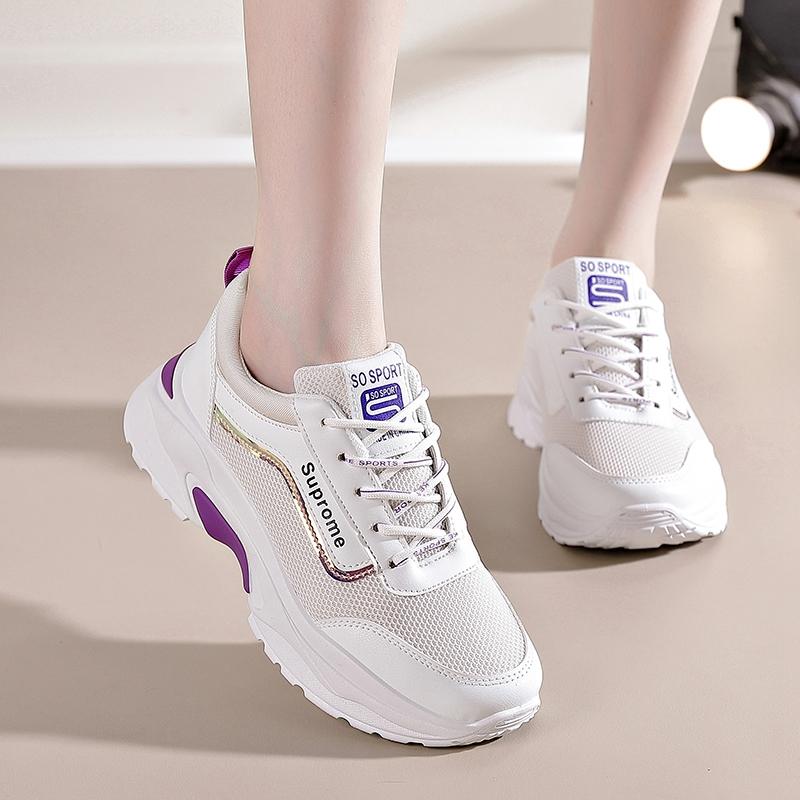 Fashion Women's Running Shoes Cushioned And Lightweight Sports Shoes Walking Sneakers