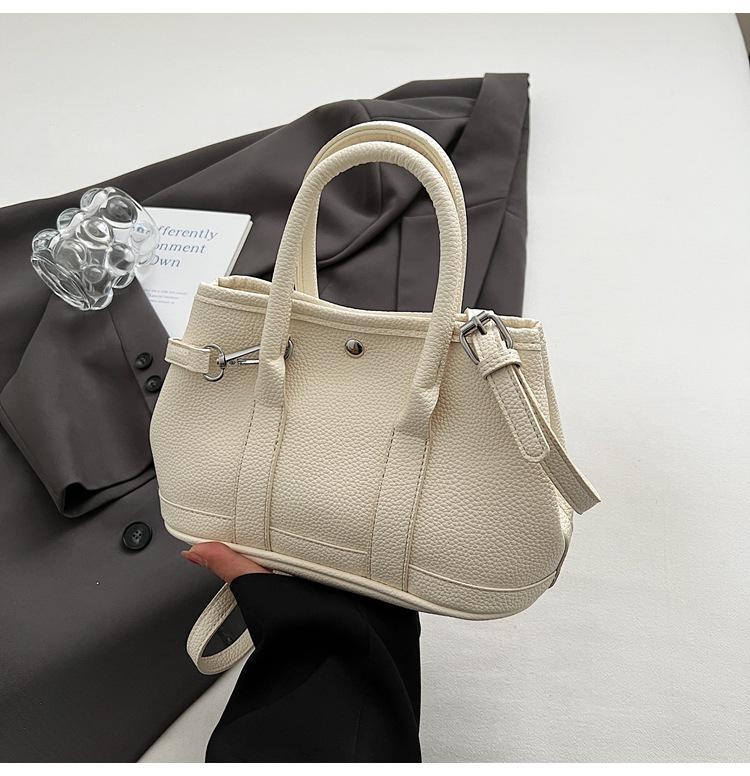 Korean portable bucket bag women's spring 2025 new trendy fashion small tote bag super popular shoulder messenger bag