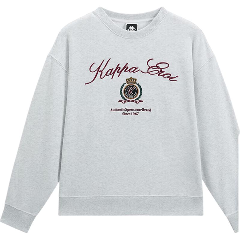Kappa Women's Casual Round Neck Knit Sweatshirt