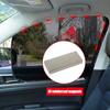 Car Sunshade Curtain Auto Window 5D Carbon Yarn Magnetic Suction Thermal Insulation Sunshade Cloth Unidirectional Perspective