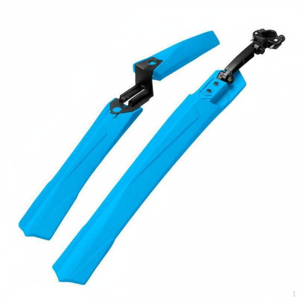 2 Pieces Mountain Bike Fenders Universal Fit Front and Rear Mudguard Set Tool