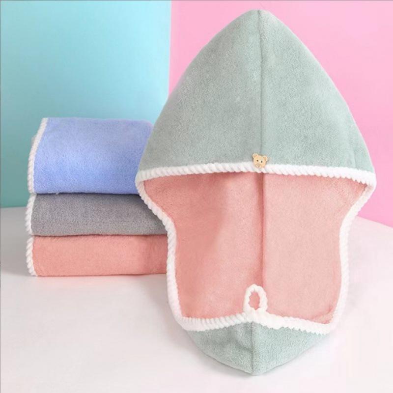 Prosop de păr ultra-absorbant din microfibră - Design cu două straturi, cu uscare rapidă - Ideal pentru duș, sală de sport și spa