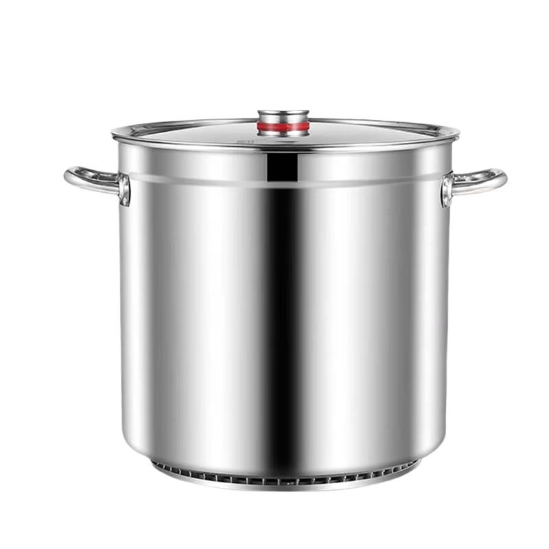 SuLe Commercial Finned 304 Stainless Steel Soup Pot