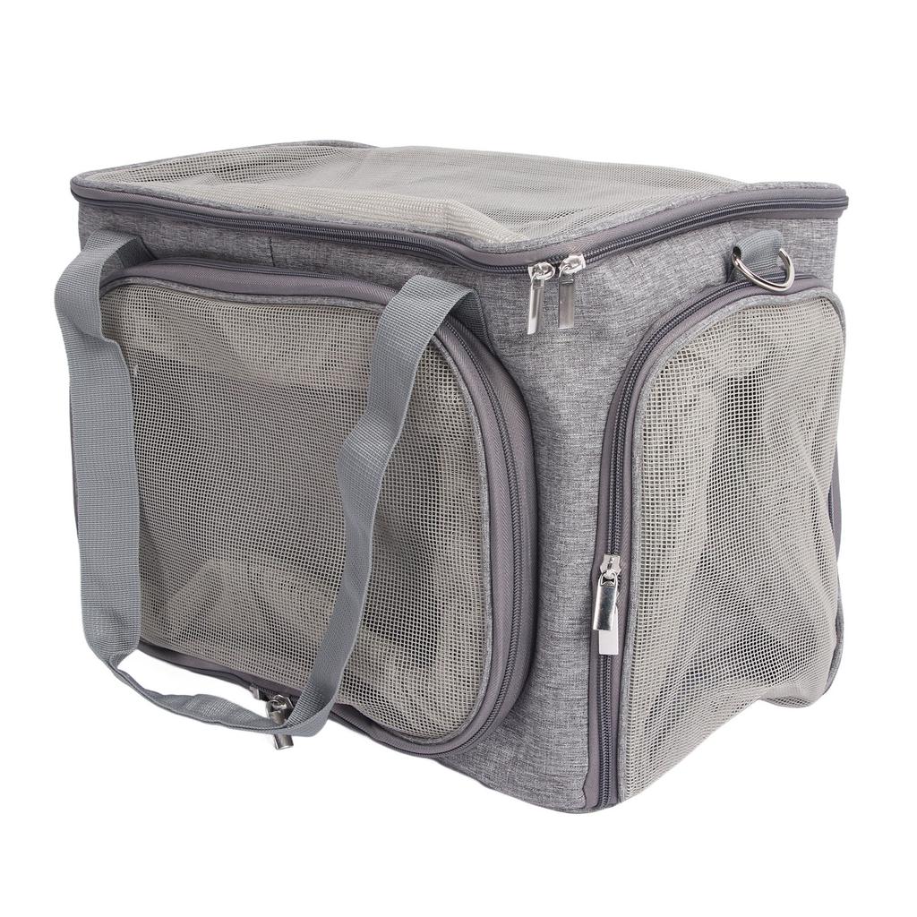 Geantă de transport pentru animale de companie Pliabilă, extensibilă, respirabilă, confortabilă, cu spațiu mare, purtător de călătorie portabil pentru animale de companie