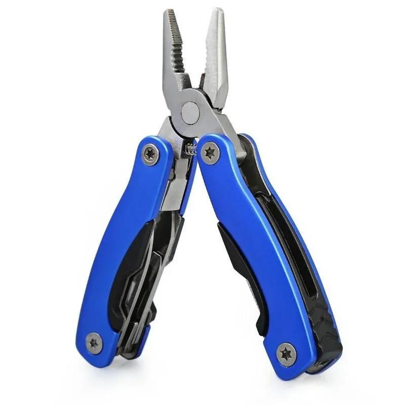 Camping Gear Outside Survival Stainless Steel Tools Practical Universal Tool Plier Mini Portable Folding Plier Camping Accessory
