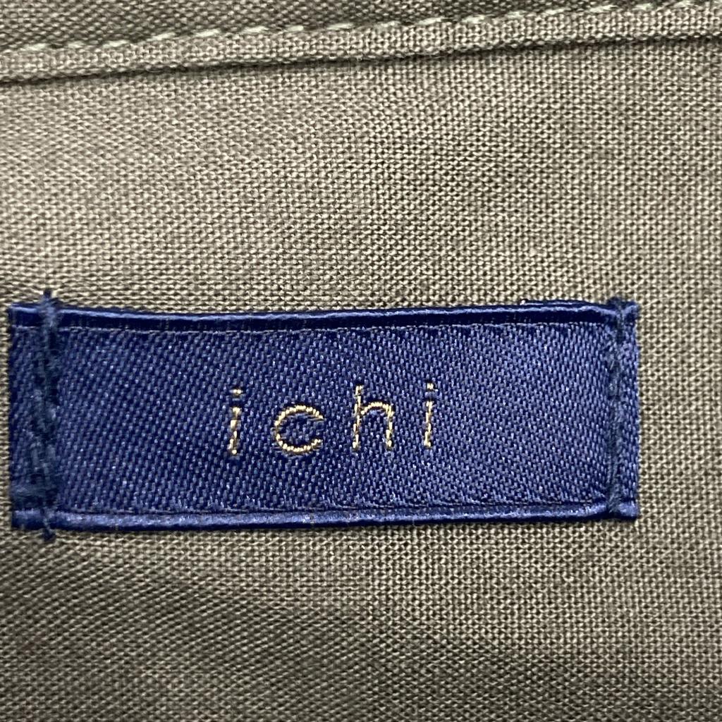 ICHI Olive LT/V200902 Flared Shirt Dress Dress Not Written oliveUsed