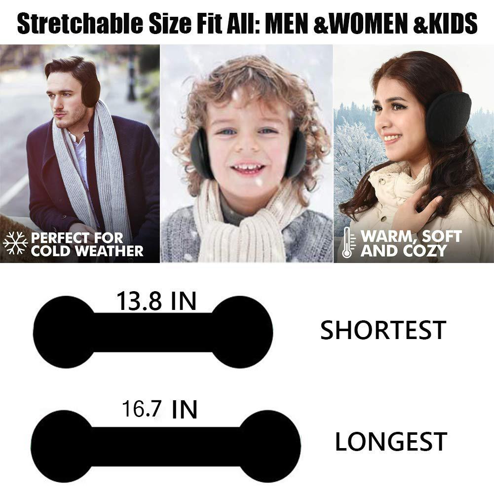 Winter Unisex Warm Fur Earmuffs For Men Women Velvet Ear Muffs Thicken Warmer Ear Cover Outdoor Cycling Ski Plush Ear Protector