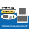 CPU Thermal Pad Heat Sink Εξαιρετικά υψηλή θερμική αγωγιμότητα PCM Αξιόπιστος φορητός υπολογιστής PTM7950