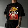 One Piece Anime T Shirt Unisex Unisex Cotton Short Sleeve Tee Tops 2026 Summer Luffy Zoro Sanji Graphic Print Streetwear Casual Y2k