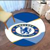 Chelsea Football Club Printed Round Rug Carpet Chair Rug Area Rug Entryway Doormats,for Office Chair Living Room Bedroom Kitchen Room.