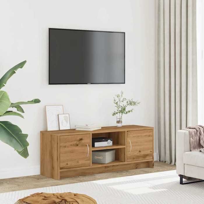 VidaXL TV stolek řemeslný dub 102x30x37,5 cm dřevotříska 855817