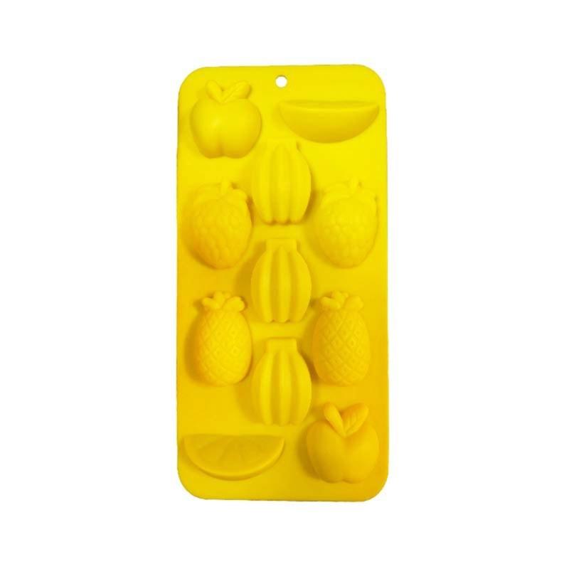 Fruit Shaped Ice Molds Tray Set, Pineapple Silicone Molds for Cocktails Ice, Jelly, Chocolate and Party Dessert Prep