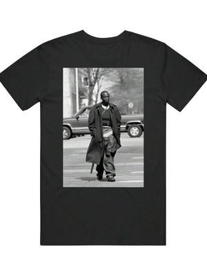 Wytrzymała Koszulka Unisex z Napisem Omar Coming The Wire Michael Williams Rest In Peace Tribute