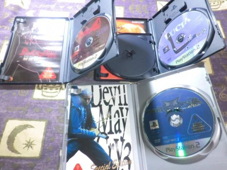 [USED] Tested/BundleDevil May Cry 1, 2, 3 Special Edition Japanese Ver. PS2 NTSC-J