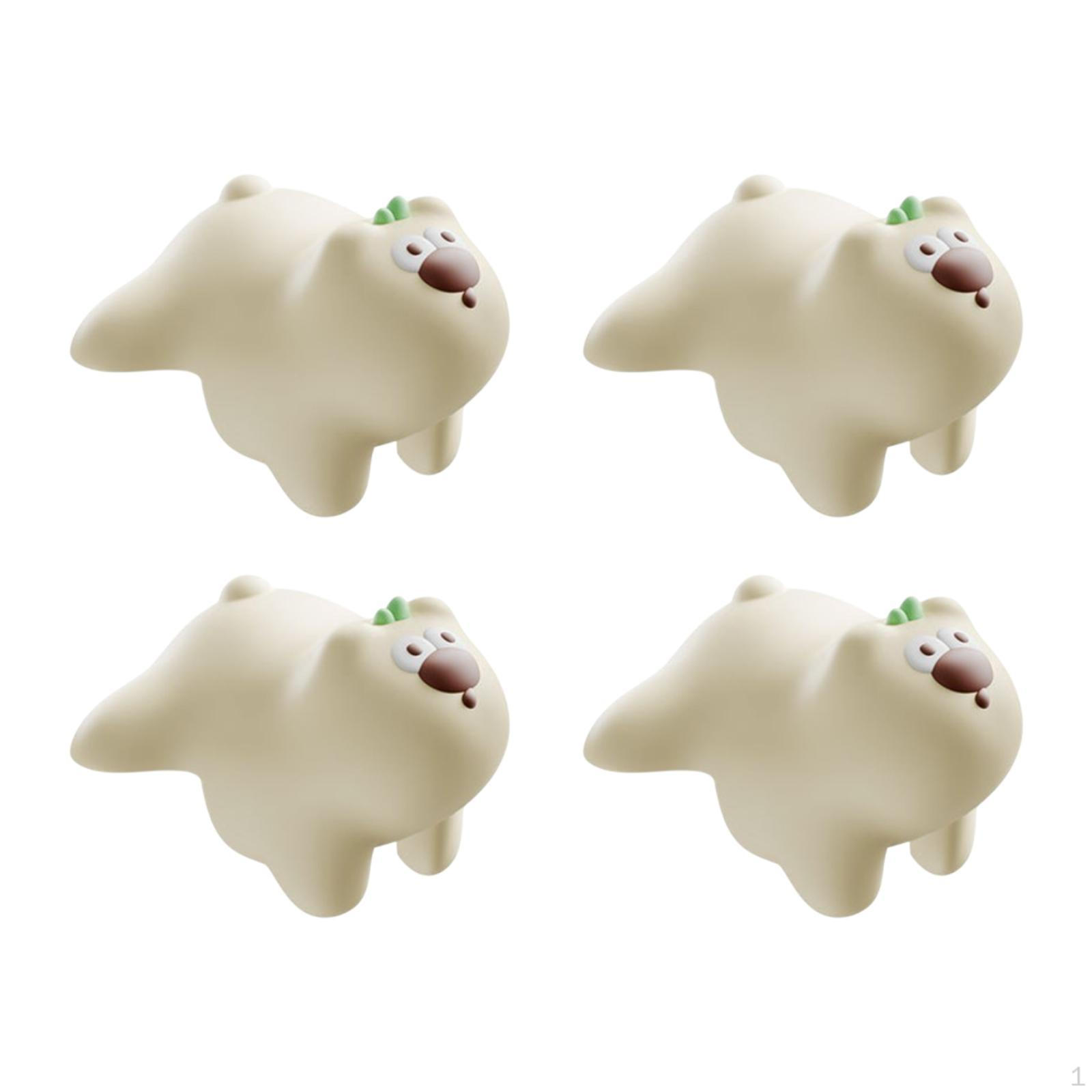 

4 шт. Защитные уголки для защиты краев, очаровательный дизайн для гостиной, спальни Bear