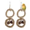 Bird Swing Toy Birdcages Hangable Perch Bird Chewing Toy Bird Entertainment Toy
