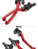 Honda XR650L/XR150L Rally Short Brake & Clutch Levers Bent Horn Version
