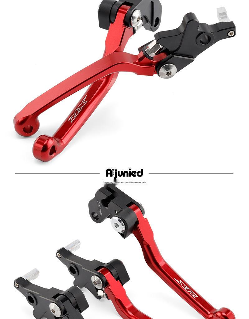 Honda XR650L/XR150L Rally Short Brake & Clutch Levers Bent Horn Version