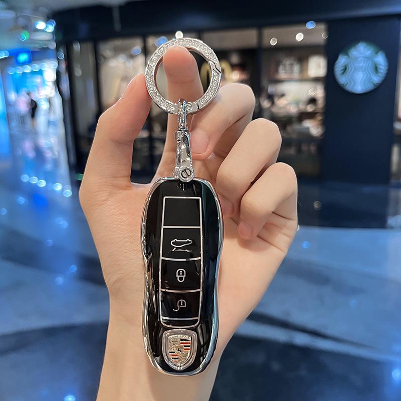 Porsche Key Shell Cover for Cayenne, Macan, Panamera, 718/911