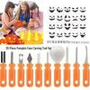 Halloween Pumpkin Carving Set: DIY Lantern Tools & Stainless Steel Cookie Cutters
