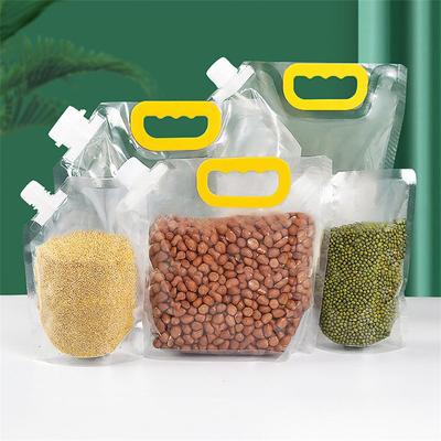 10 Adet Taşınabilir Tahıl Saklama Torbası Nozullu Torba Gıda Sınıfı Pirinç Paketleme Torbaları Tahıl Saklama