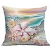 New Beautiful, Romantic and Colorful Beach Pillowcase Marine Life Peripheral Cushion Pillowcase